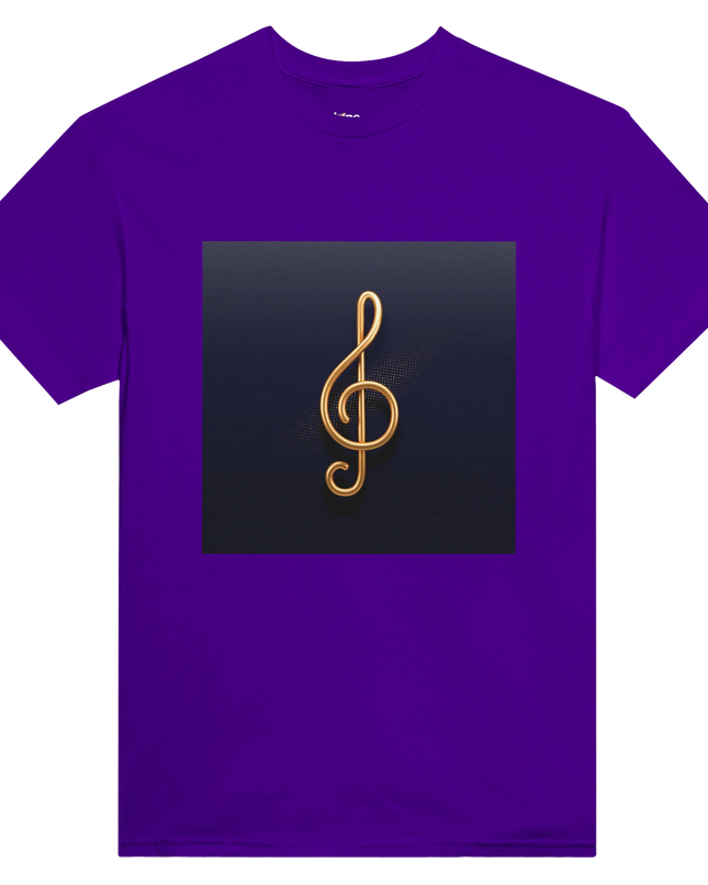 Close-up showing double-needle collar and taped shoulders on bass cello shirt