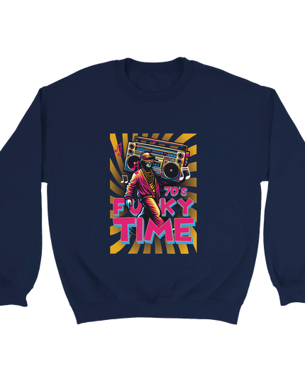 Model wearing relaxed-fit Classical music-inspired unisex shirt