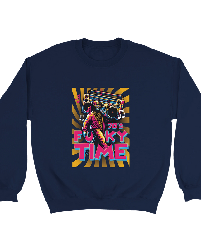 Model wearing relaxed-fit Classical music-inspired unisex shirt