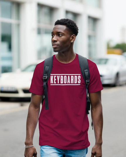 Soft cotton keyboard player statement tee
