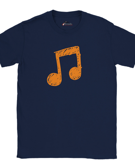 Treble clef graphic tee in soft cotton fabric