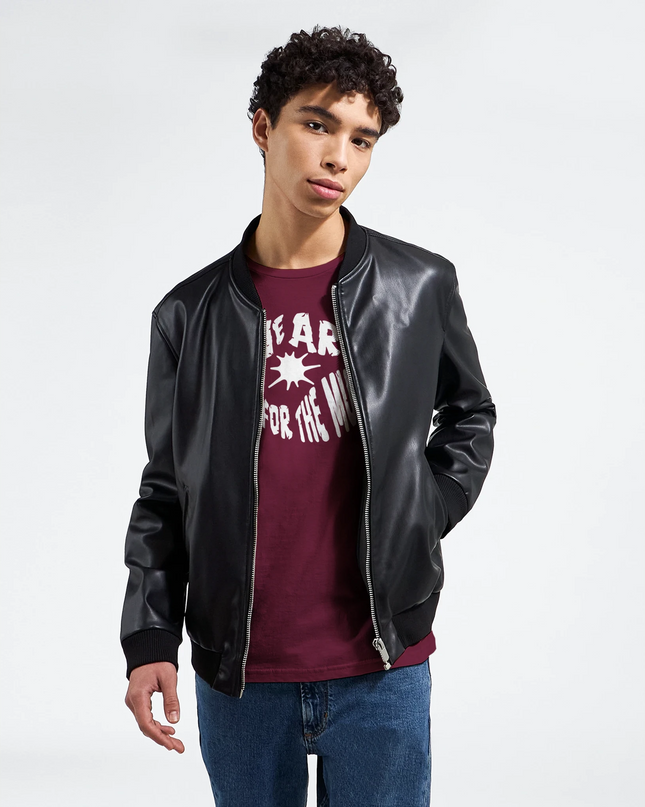 Unisex music-loving apparel saying We Are Here For The Music