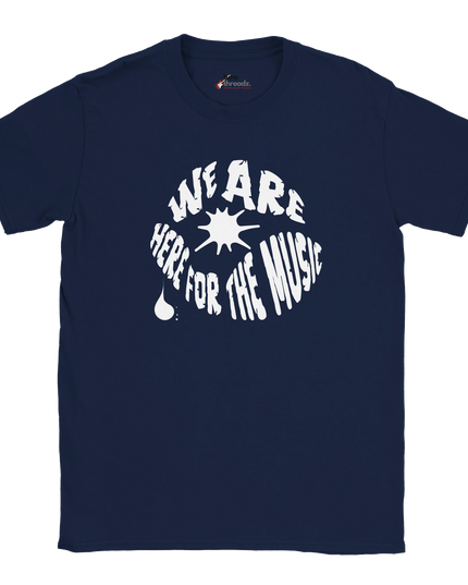 Music lover unisex tee with bold typography design