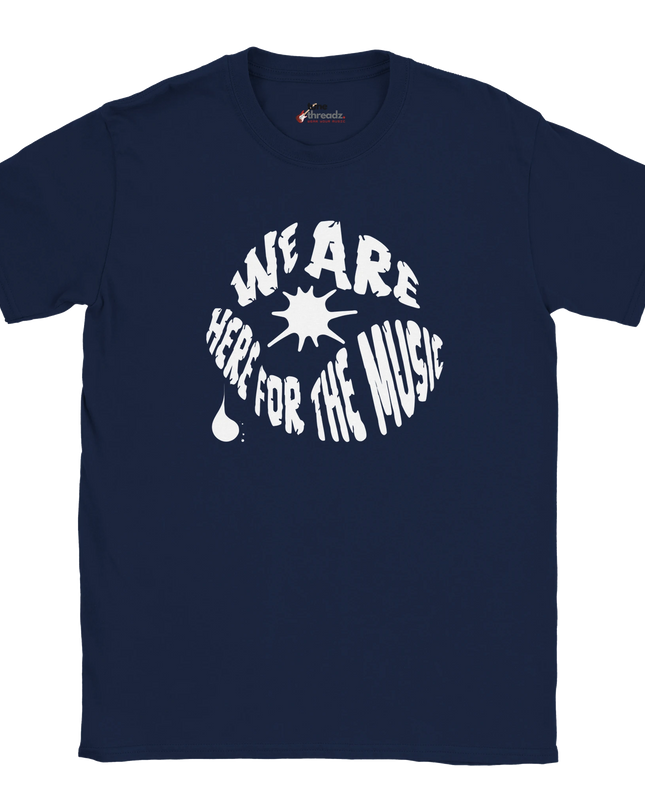 Music lover unisex tee with bold typography design