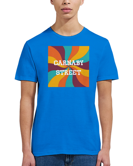 Fashion tee featuring Carnaby Street iconic text graphic