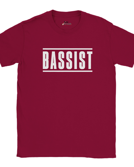 Unisex music tee for bass players and fans