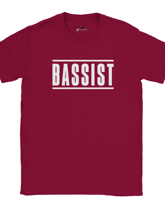 Unisex music tee for bass players and fans