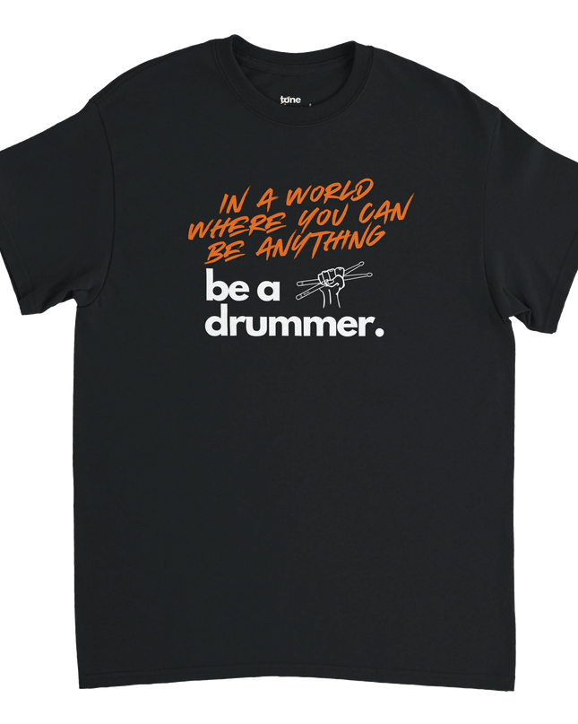 Heavyweight cotton T‑shirt with bold ‘One Love’ music graphic printed on front