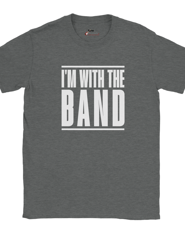Black unisex tee with fan slogan for music lovers