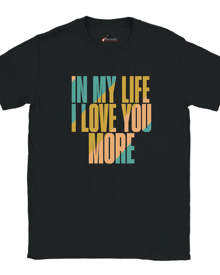 Music lyric tee inspired by love song phrase