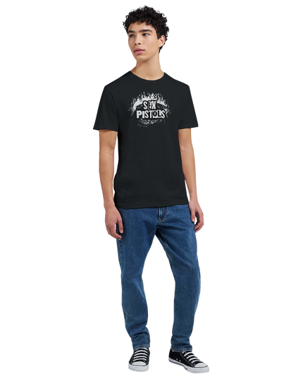 Soft cotton tee featuring Sex Pistols punk band print