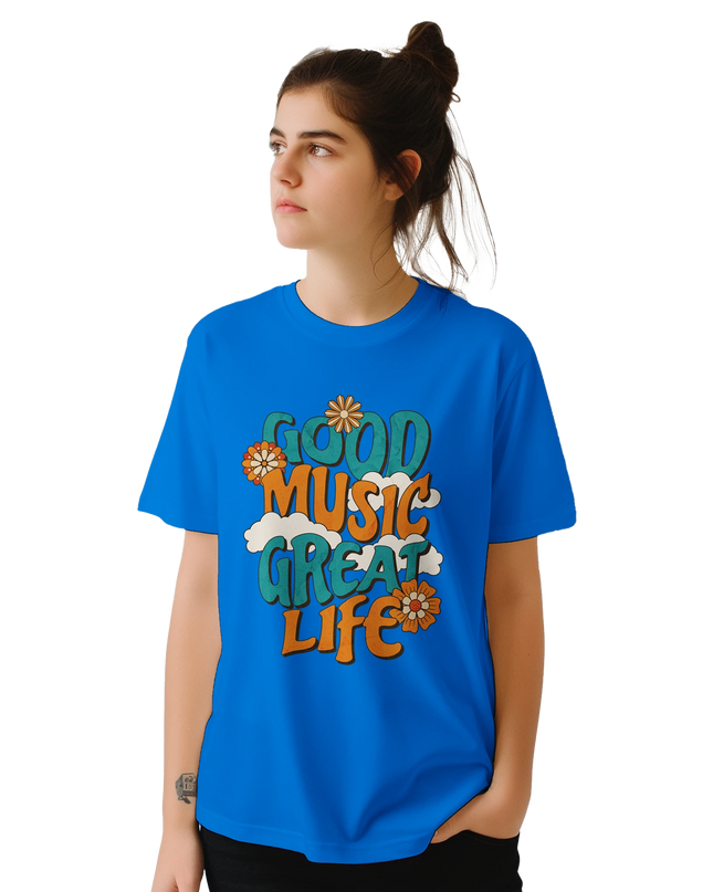 Perfect gift for music fans: Good Music Great Life shirt