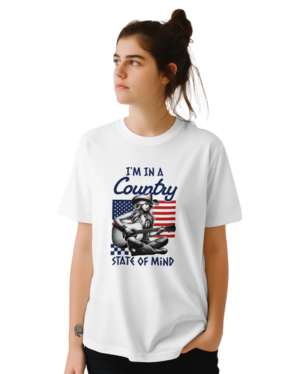 Classic unisex shirt emblazoned with country music phrase