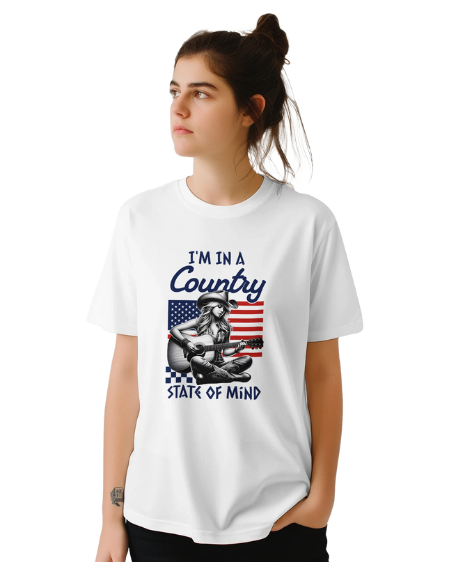Classic unisex shirt emblazoned with country music phrase