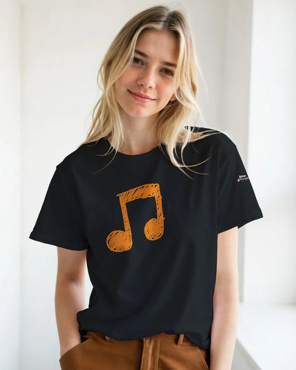 Musician-inspired clef symbol T‑shirt for music lovers