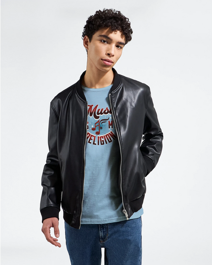 Statement shirt for audiophiles: Music Is My Religion print