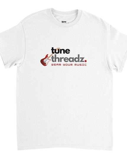 Unisex Tune Threadz heavyweight cotton tee with bold music graphic