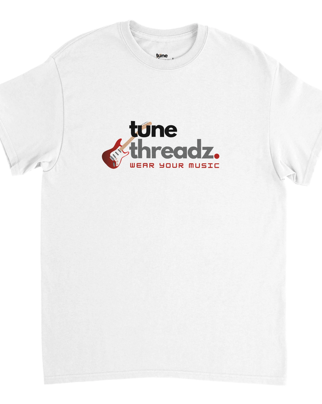 Unisex Tune Threadz heavyweight cotton tee with bold music graphic