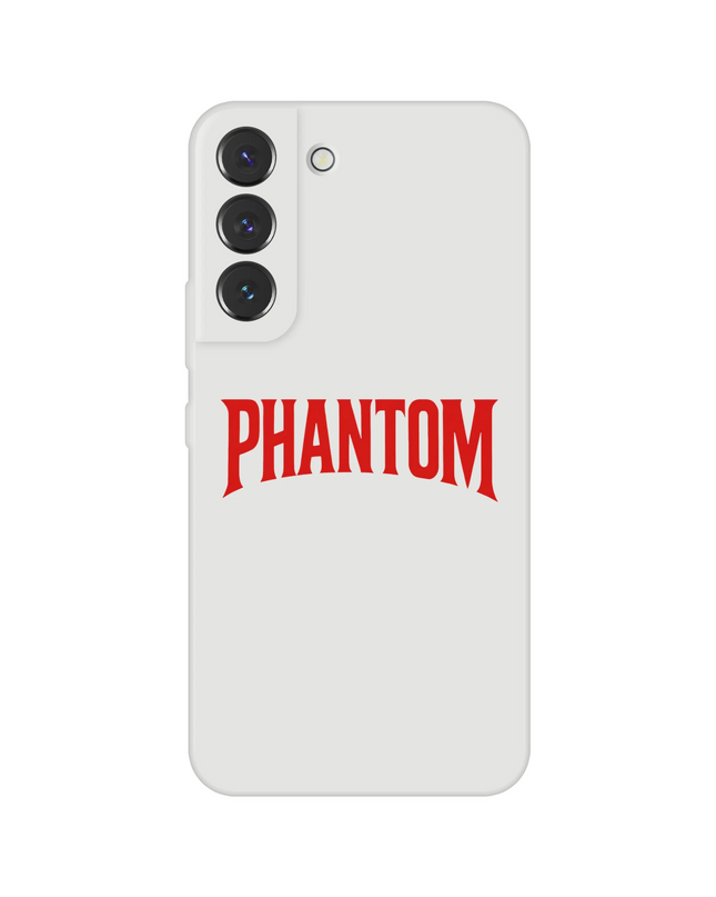 Transparent Phantom Flexi phone case with subtle music art design