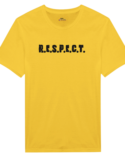 Black or white tee promoting empowerment and unity message