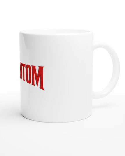 Close-up of fade-resistant ‘Music’ text on ceramic mug