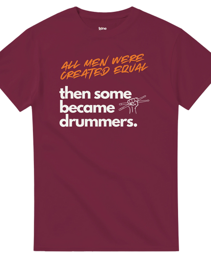 Tune Threads heavyweight cotton tee with bold graphic on front