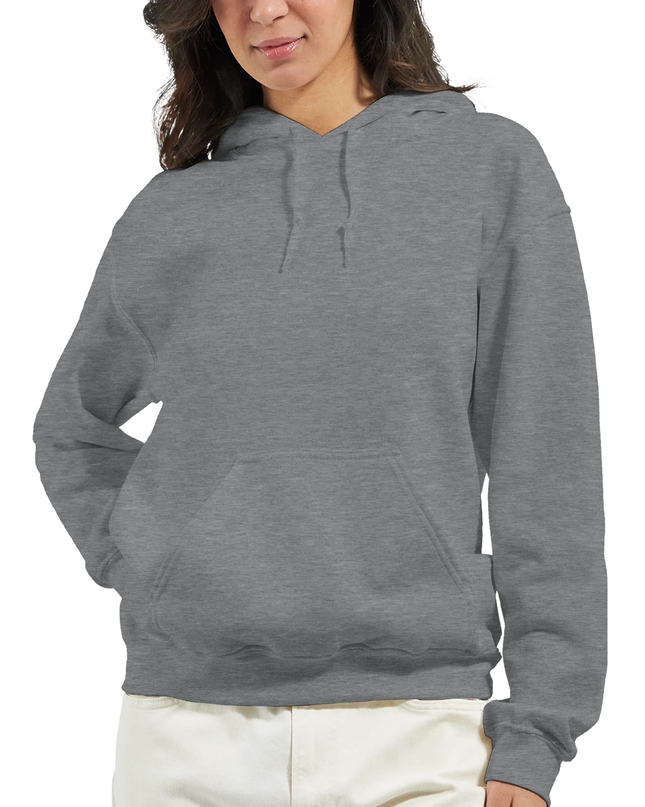 Detail shot: taped seams and brushed fleece interior of hoodie