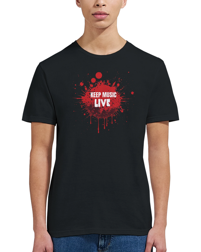 Gift idea for musicians and concert-goers: Keep Music Live shirt