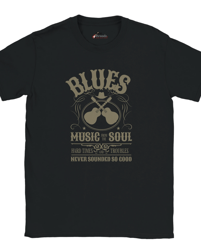 Vintage blues quote unisex cotton tee
