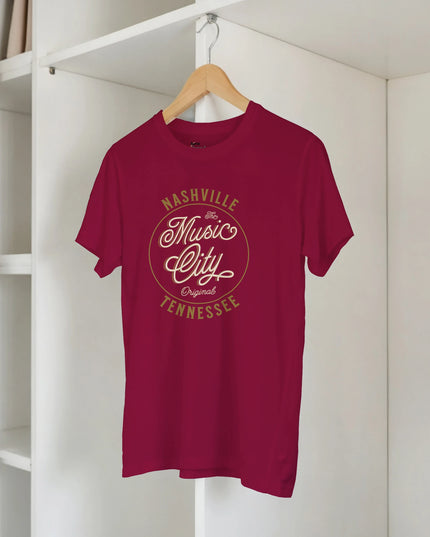 Stylish Nashville fan shirt celebrating Music City USA vibe