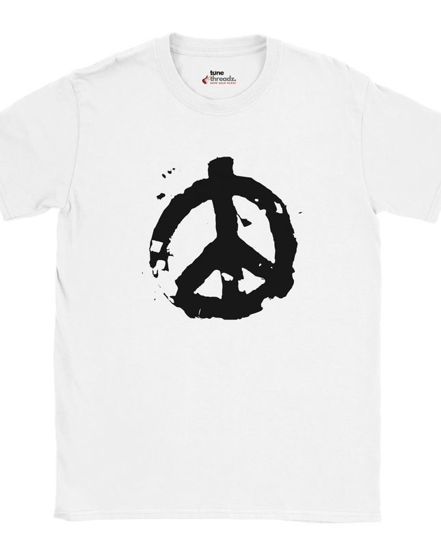 Unisex T‑shirt with classic peace symbol graphic on soft cotton