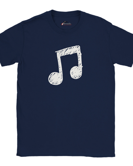 Unisex T‑shirt featuring bold clef music symbol print