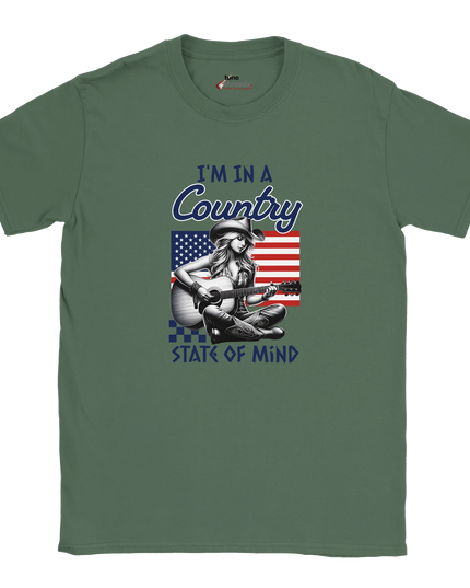 Country music quote tee on soft cotton unisex shirt