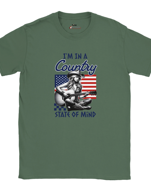 Country music quote tee on soft cotton unisex shirt