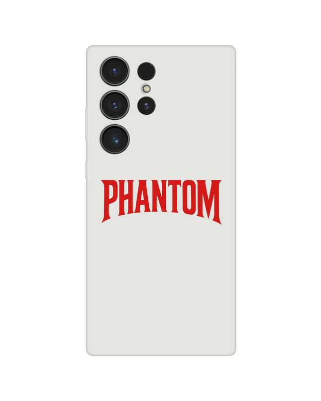 “Lifestyle shot: music-themed case over smartphone next to headphones
