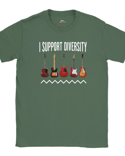 Unisex T‑shirt with bold 'Diversity' graphic across chest