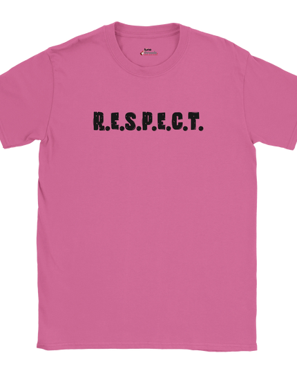 Soft cotton shirt featuring iconic Respect lyric graphic