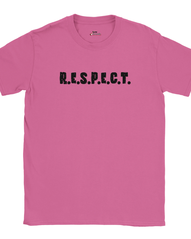 Soft cotton shirt featuring iconic Respect lyric graphic